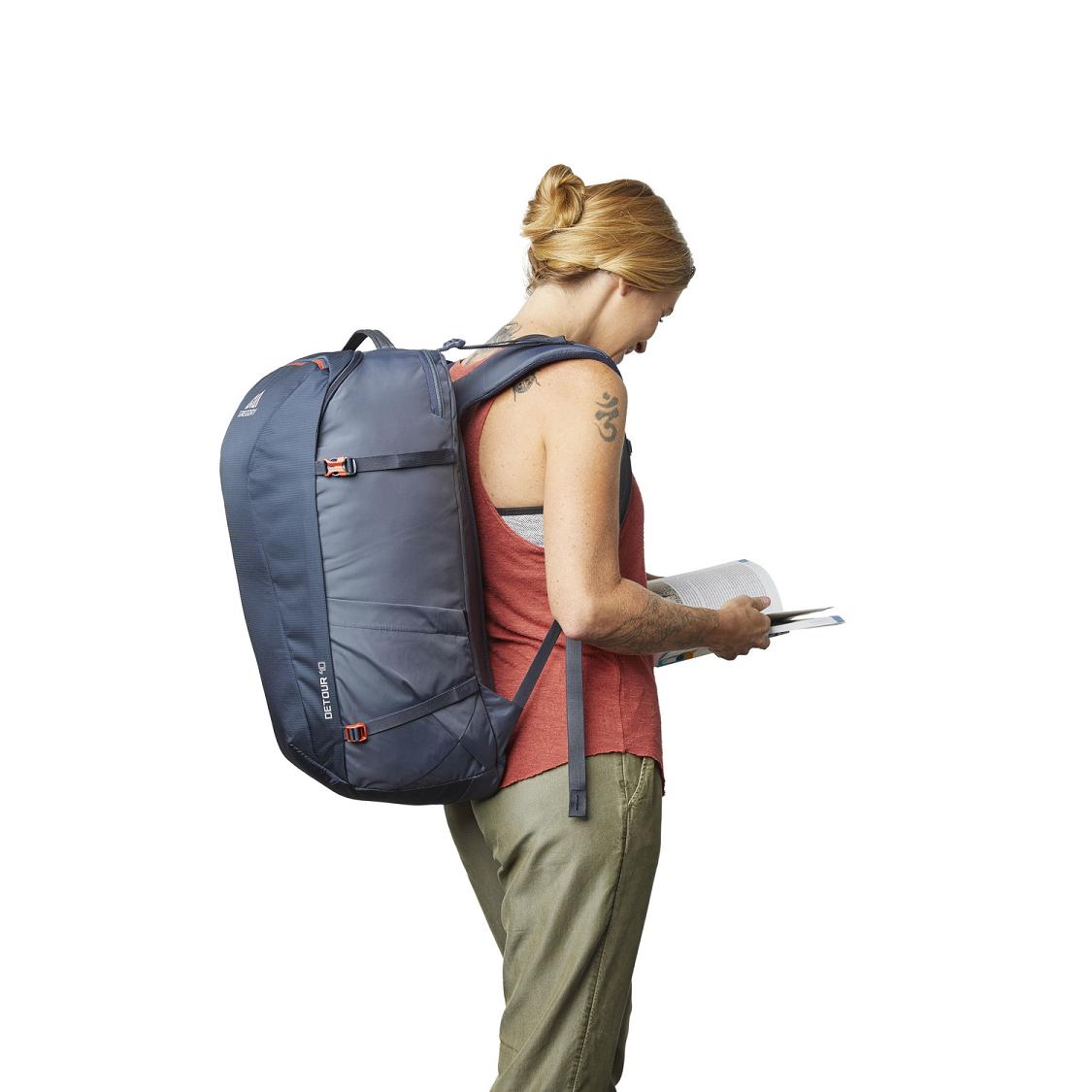 Women Gregory Detour 40 Travel Backpack Grey Usa NLRE89761